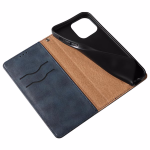 Magnet Strap Case for Samsung Galaxy S23+ Flip Wallet Mini Lanyard Stand Blue