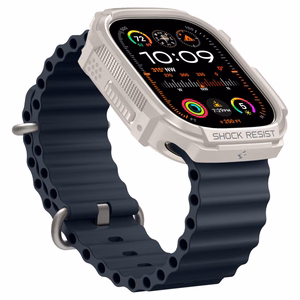 Spigen Rugged Armor kotelo Apple Watch Ultra 1 / 2 (49mm) - beige