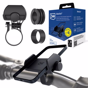 3mk BikeGrip polkupyörän ja potkulaudan puhelinteline – musta