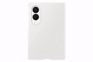Samsung Silicone Magnet Case for Samsung Galaxy Z Fold 8 compatible with MagSafe + 2 anti-reflective films - white