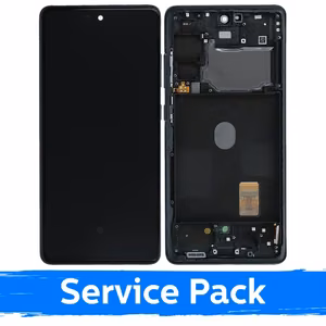 LCD-näyttö, yhteensopiva Samsung G780 S20 FE (G781 S20 FE 5G) kehyksellä / Cloud Navy Blue / (Service Pack)