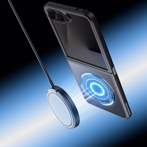 MagSafe-yhteensopiva DUX DUCIS AIMO MAG -suojakuori SAMSUNG Z Flip 8, musta