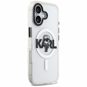 Karl Lagerfeld IML Karl Sketch Logo MagSafe Suojakuori iPhone 17:lle - Läpinäkyvä