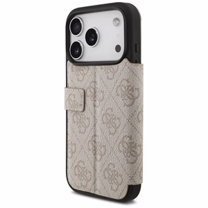 Guess Book 4G Metal Logo -suojakuori iPhone 17 Pro - pinkki