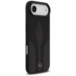 Mercedes Leather The Move MagSafe -suojakuori iPhone 17 Air - musta