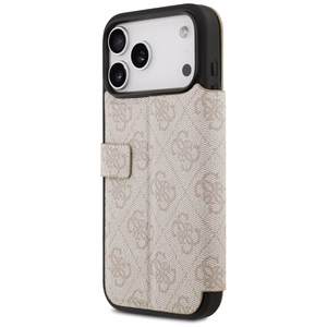 Guess Book 4G Metal Logo -suojakuori iPhone 17 Pro Max - pinkki