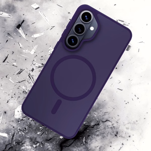 Samsung Galaxy S26 – 3mk Smoke MagCase violetti puhelimen suojakuori