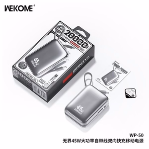 Power Bank WK Design "WP-50" White 20000mAh (45W)