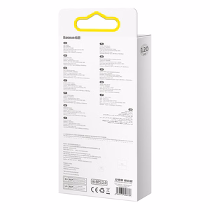 Baseus Cable Flash Series II 3 in 1 - USB to Type C, Lightning, Micro USB - 100W 6A 1,2 metres (CASS030005) purple