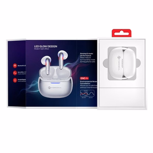 Forcell F-Audio Pulse Air ENC TWS wireless earbuds – silver