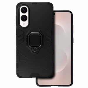 Ring Armor Suojakuori Samsung Galaxy S25 Edge:lle musta
