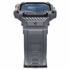 Spigen Rugged Armor Suojakuori Apple Watch 10 46mm -kellolle - harmaa