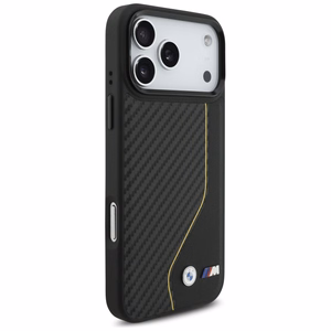 BMW M Carbon Line & Logo MagSafe Suojakuori iPhone 17 Pro Maxille - keltainen