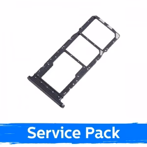 SIM Holder Compatible with Samsung A057 A05s SIM holder / black / (Service Pack)