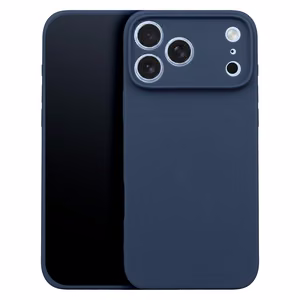 Silikoninen Suojakuori iPhone 17 Pro Max 6,9 tuumalle atlantinsininen