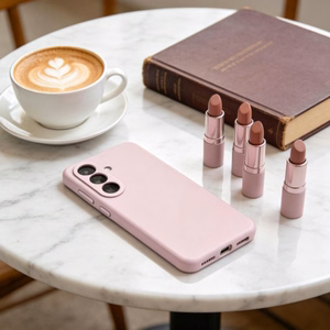 Tech-Protect Silicone MagSafe Case for Samsung Galaxy S26+ - Pink