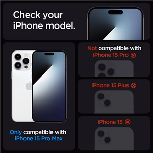 Spigen tempered glass GLAS.TR "EZ FIT" 2-pack for iPhone 15 Pro Max 6,7" clear