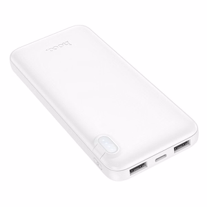 HOCO J128 -varavirtalähde 10000 mAh 2A, valkoinen