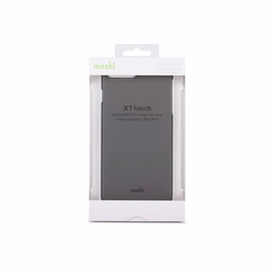 Moshi XT erittäin ohut läpinäkyvä kova suojakuori iPhone 8 Plus / 7 Plus -laitteelle, Stealth Black -värinen