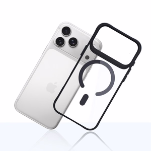 3mk Satin Armor MagCase iPhone 17 Pro:lle - läpinäkyvä musta
