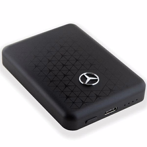 Varavirtalahde Mercedes Stars Pattern MagSafe 5W 3000mAh - musta