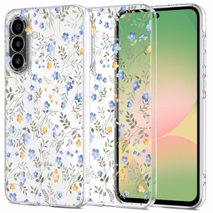 Tech-Protect FlexAir -suojakuori Samsung Galaxy A57 5G:lle monivärinen kukkakuvio