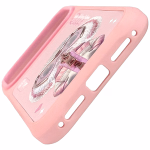 Nimmy Cool&Cute 2.0 Rabbit Suojakuori iPhone 17 Pro:lle - Vaaleanpunainen