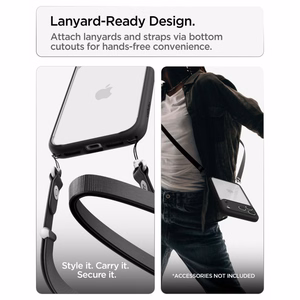 Spigen Ultra Hybrid suojakuori mallille iPhone 18 Pro Max / 17 Pro Max – väri: mattamusta