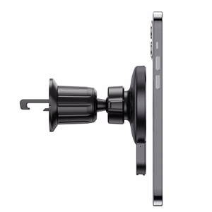 Hoco CA85 MagSafe 15W autolaturi-pidike musta