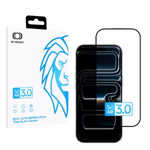 Tempered glass Tel Protect 10X AR 3.0 AntiReflective Titanium forIphone 17 Pro Max