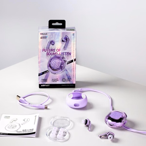 Acefast T8 TWS Bluetooth langattomat kuulokkeet - violetti