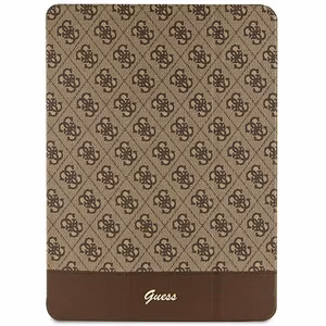 Guess 4G Stripe Allover Suojakuori iPad Pro 12.9":lle - ruskea