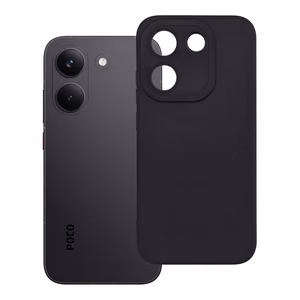 Musta Matt 2.0 suojakuori Poco X8 Pro 5G -puhelimelle