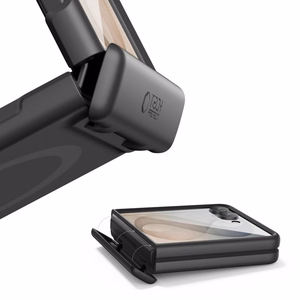 Tech-Protect Kevlar Aura -suojakuori laitteelle Samsung Galaxy Z Flip 8, MagSafe-yhteensopiva – musta