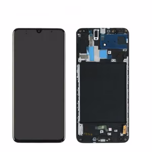 LCD Display Compatible With Samsung A705 2019 A70 Black With Frame HQ