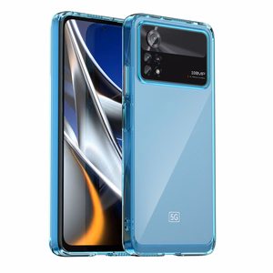 Outer Space Kotelo Xiaomi Poco X4 Pro 5G kansi joustava kehys musta