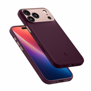 Spigen Nano Pop MagSafe  iPhone 18 Pro / 17 Pro kuori, tumma kirsikanpunainen