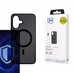 3mk COOLing MagCase Apple iPhone 16 Plus:lle - musta