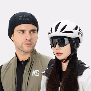 Rockbros LF25956 saumaton neulottu pyöräilylakki – musta