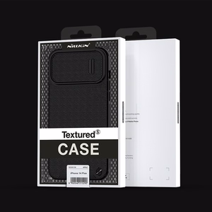 Nillkin Textured S Case iPhone 14 Pro Max panssaroitu suojus, jossa kameran suojus tummanvihreä