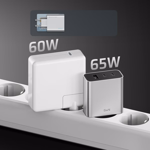 Cuktech 65W GaN 2xUSB-C 1xUSB-A Wall Charger - Gray