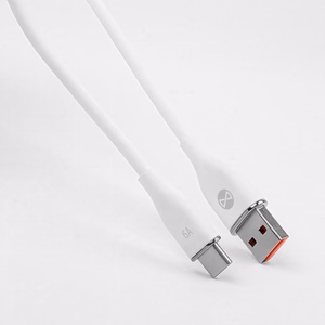 Forever kaapeli USB - USB-C 1,0 m 6A valkoinen