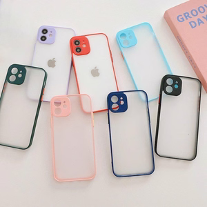 Milky Case silikoni joustava läpikuultava tapauksessa Samsung Galaxy S21 Ultra 5G punainen
