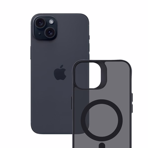 3mk Smoke MagCase MagSafe:lla iPhone 15 Plus:lle - puoliläpinäkyvä
