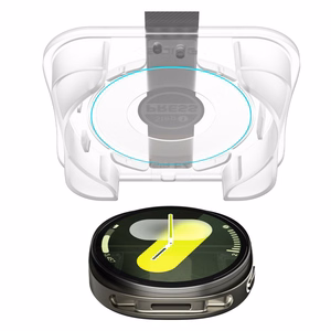 Spigen Glas.TR Ez-Fit Karkaistu lasi Samsung Galaxy Watch 8 44mm:lle - Läpinäkyvä