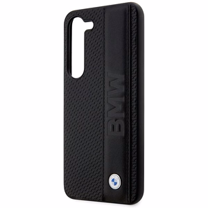 BMW BMHCS23M22RDPK S23+ S916 musta/musta kovakuori Nahkainen Textured & Stripe