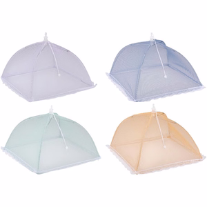 Alpina folding mesh food cover, 35 × 35 × 22 cm, blue