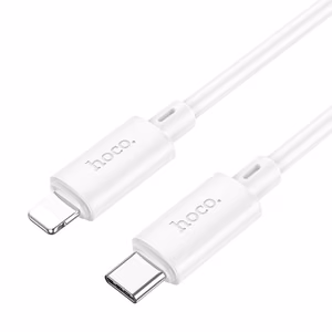 Hoco USB-C - Lightning -kaapeli PD 2,4A 20W 1 m X88 - valkoinen