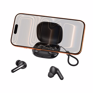 XO Bluetooth-kuulokkeet G53 TWS musta ANC + ENC telineellä