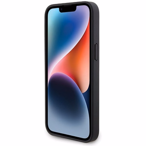 BMW Nahkainen Carbon Suojakuori iPhone 15 Pro Max:lle - musta